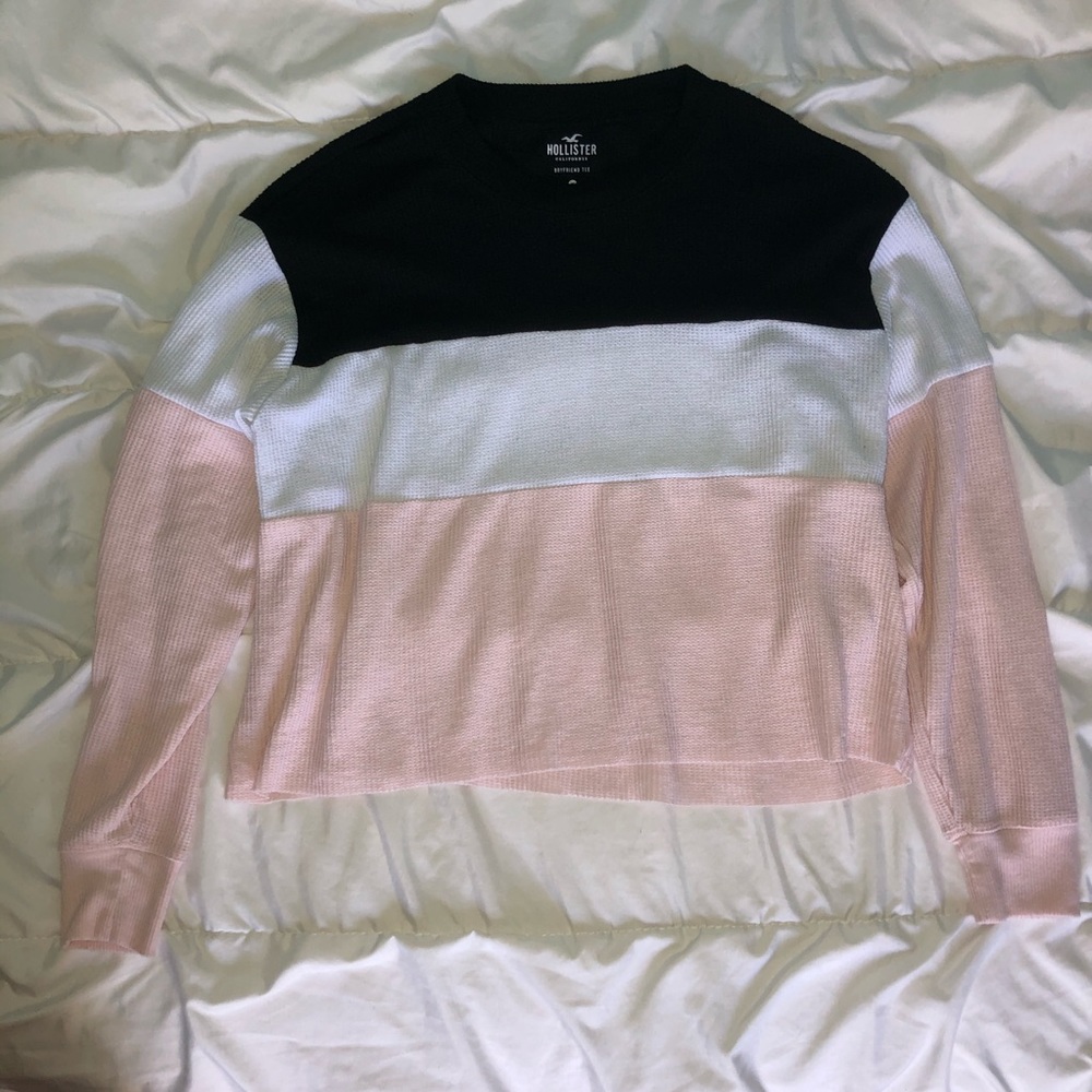 HOLLISTER ColorBlock Long Sleeve!:)